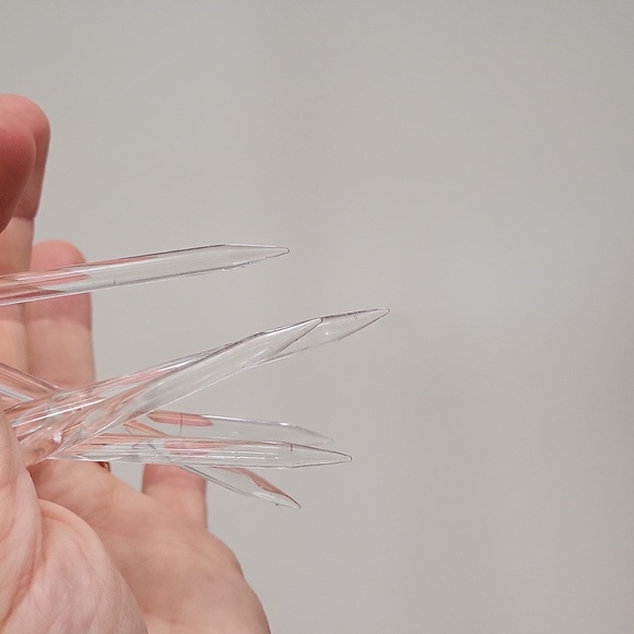 6 Vintage Glass Olive Appetizer Picks, Bar Ware, 4" Green Olive Drink Sticks - Picture 5 of 8